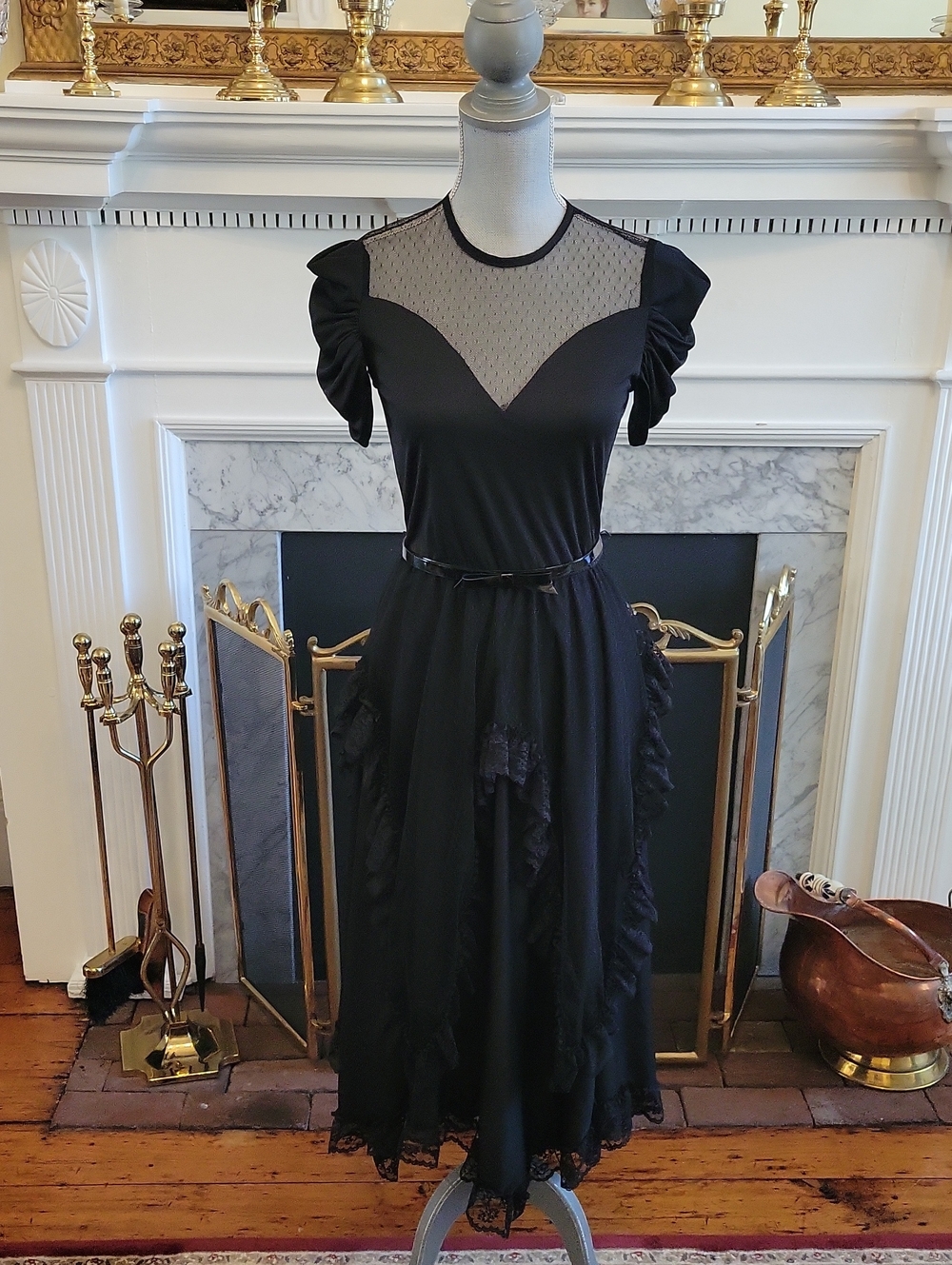 1980's Black Dress